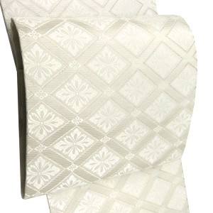 志都香 夏袋帯 白色 フォーマル 絽袋帯［121,000円］