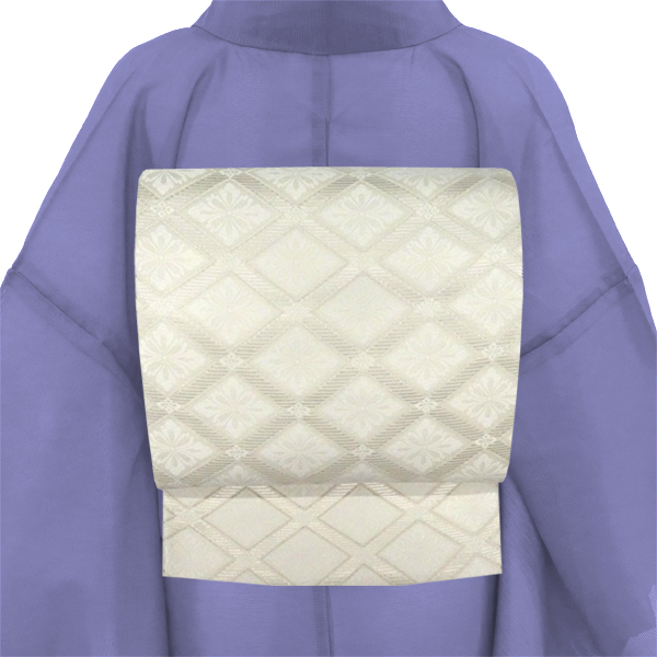 志都香 夏袋帯 白色 フォーマル 絽袋帯［121,000円］ 枚目