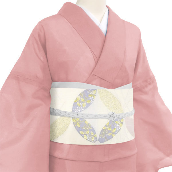 志都香 紗袋帯  西陣織 フォーマル 夏袋帯 七宝 白 生成り［121,000円］ 枚目