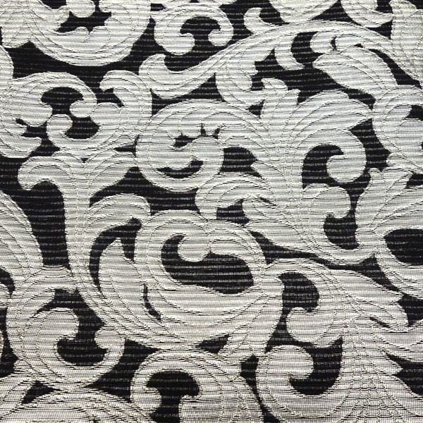 佐々木染織 夏帯 袋帯 黒 西陣織 絽袋帯フォーマル 唐草 更紗［36,300円］ 枚目