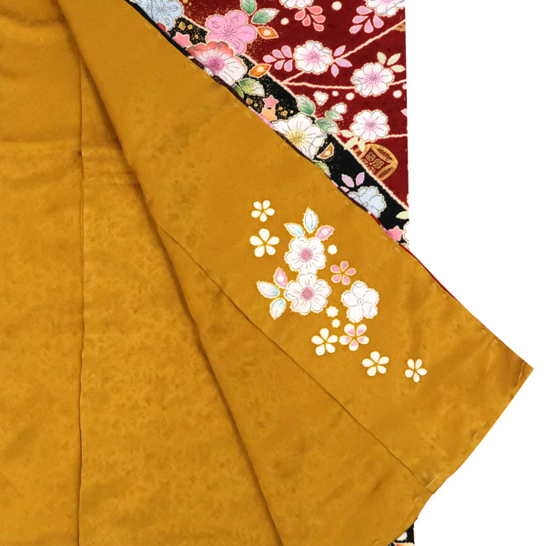 十日町 翠山 振袖 辻ヶ花 赤色［198,000円］ 枚目